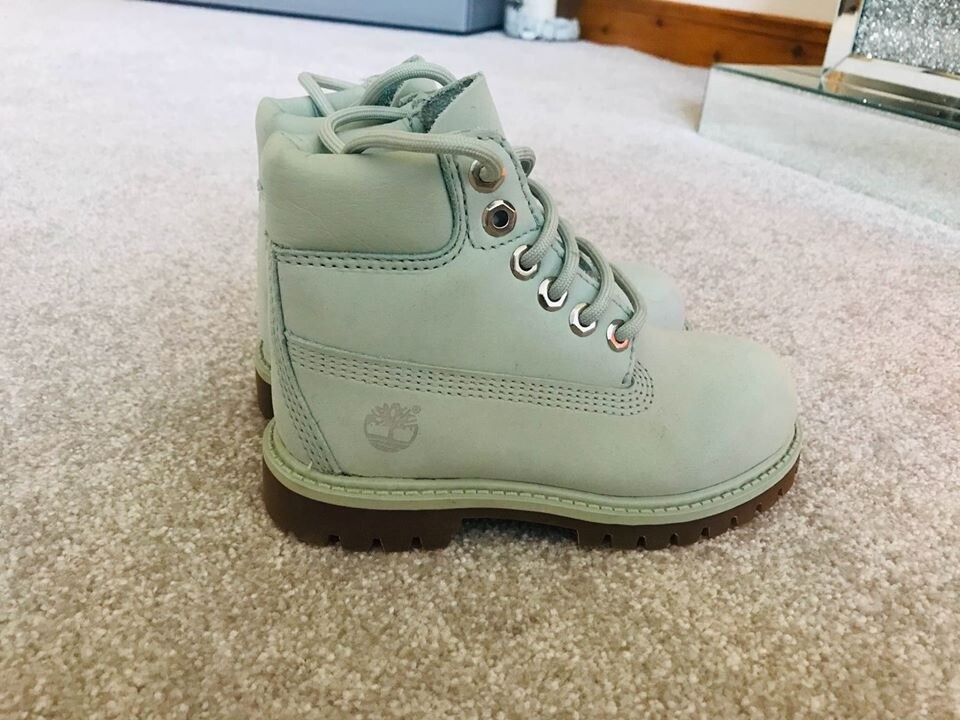 timberland mint green